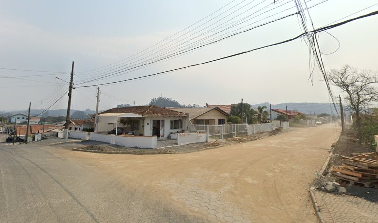 Uma das v&iacute;timas comprou um lote inexistente no bairro Vila Nova, em Ituporanga – Foto: Reprodu&ccedil;&atilde;o/GoogleMaps/ND