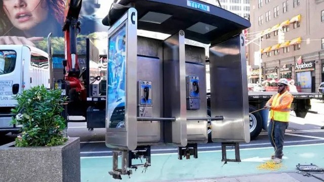 &Uacute;ltimo telefone p&uacute;blico de Nova York foi removido – Foto: AFP/Divulga&ccedil;&atilde;o/ND