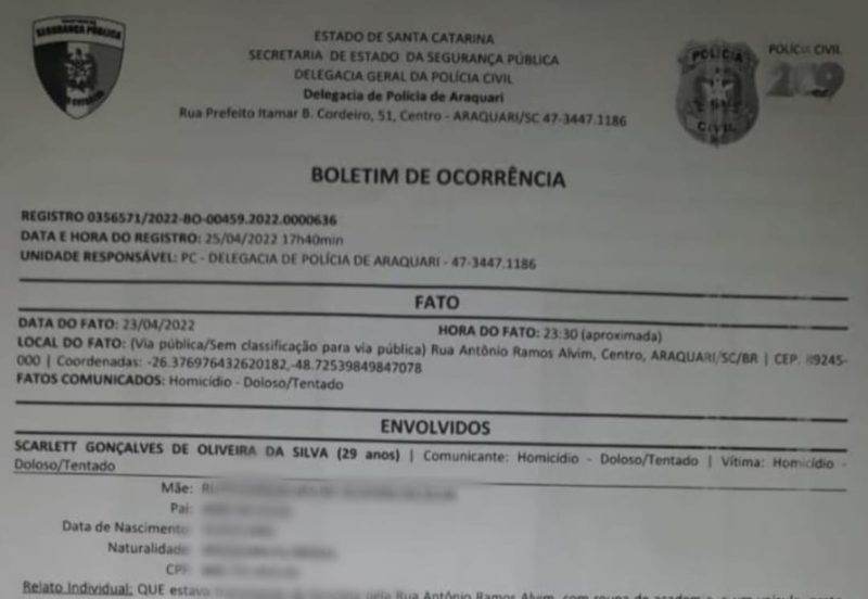 Tentativa de homicídio