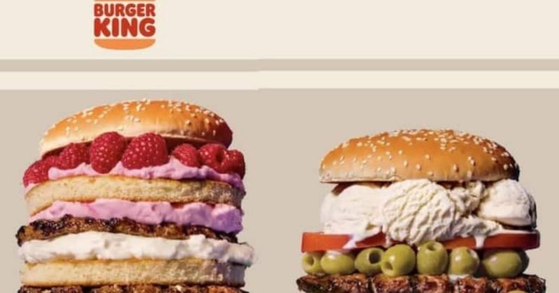 Card&aacute;pio Burger King da Alemanha causa nojo em internautas – Foto: Reprodu&ccedil;&atilde;o