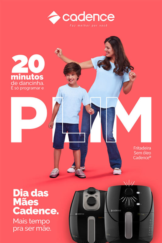 Campanha das fritadeiras sem &oacute;leo para o Dia das M&atilde;es – Foto: Divulga&ccedil;&atilde;o