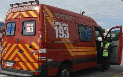 bombeiro atendeu a ocorrência