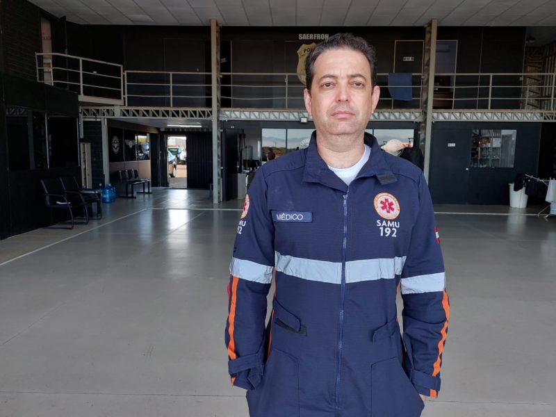 Doutor Rog&eacute;rio de Souza Barcala, coordenador m&eacute;dico do Samu. – Foto: Caroline Figueiredo ND (2)