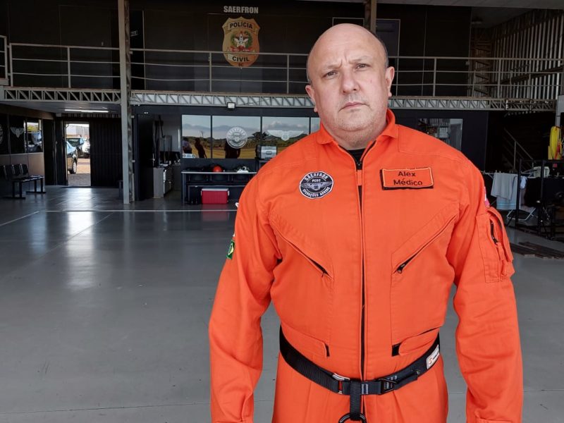 Doutor Alexsandro Marcos Rosa, coordenador m&eacute;dico do SARA. – Foto: Caroline Figueiredo ND (4)