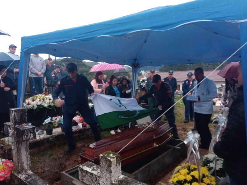 Bombeiro morto em acidente em São Bento do Sul