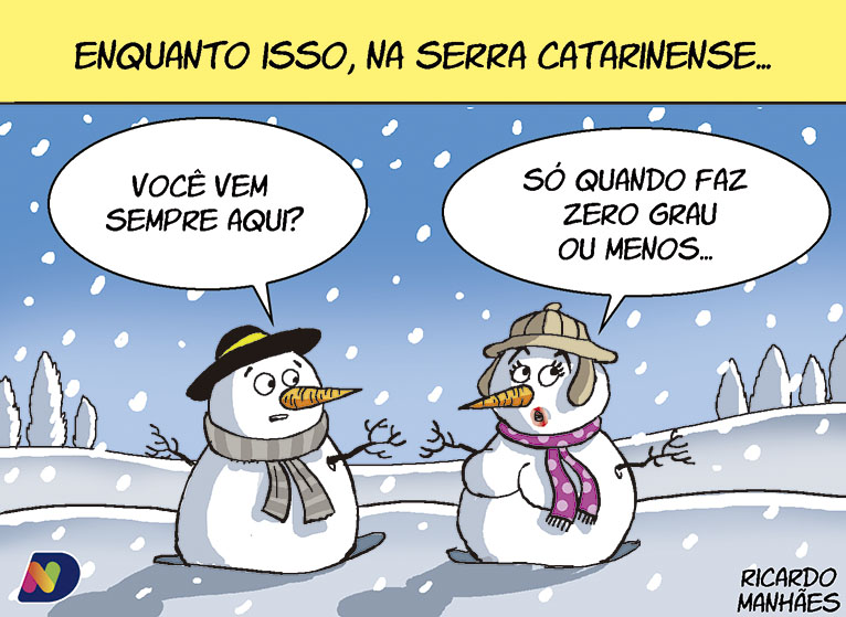 Confira a charge desta terça-feira