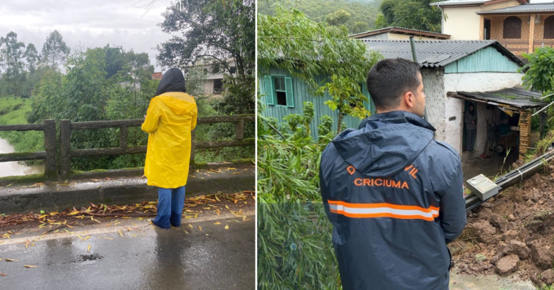 Ciclone extratropical coloca Sul de SC em estado de alerta para ocorrência de desastres – Foto: Divulgação/ND