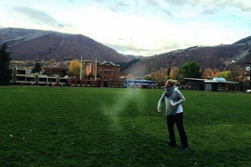 Cinzas criaram a forma de um cachorro – Foto: Internet