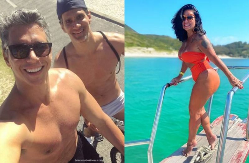 Solange e os irm&atilde;os M&aacute;rcio e Marcelo – Foto: Colagem/ND