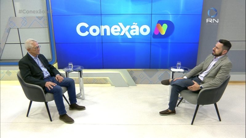 Alexandre Mendon&ccedil;a conversa sobre mobilidade com presidente do Conselho Metropolitano de Desenvolvimento Econ&ocirc;mico da Grande Florian&oacute;polis – Foto: Reprodu&ccedil;&atilde;o/NDTV