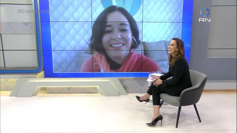 Edi&ccedil;&atilde;o desta sexta-feira (27) conta com conversa entre M&aacute;rcia Dutra e a psic&oacute;loga Cristiane Cabral – Foto: Reprodu&ccedil;&atilde;o/NDTV