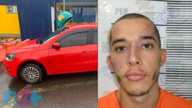 Suspeito de matar policial atropelado fura cerco policial e comete outro crime em Blumenau – Foto: NDTV/Divulga&ccedil;&atilde;o