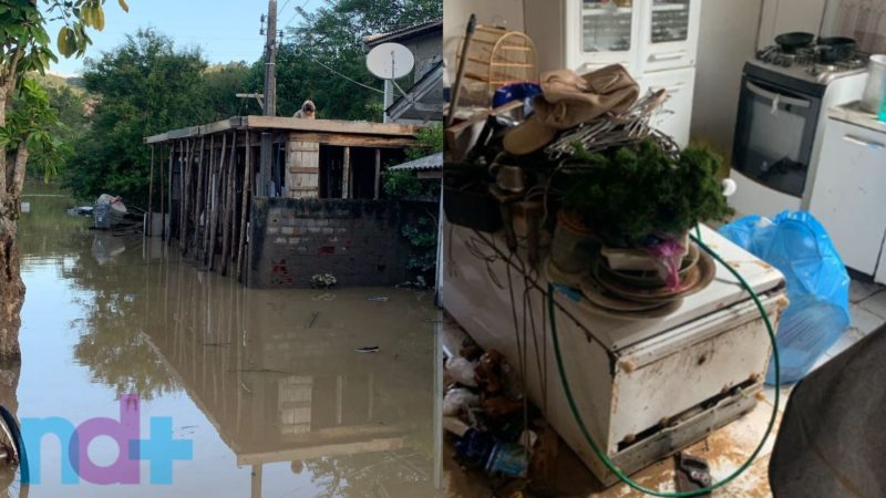 Emily e a m&atilde;e retornaram para casa na sexta-feira (6) – Foto: Arquivo Pessoal/ NDMais