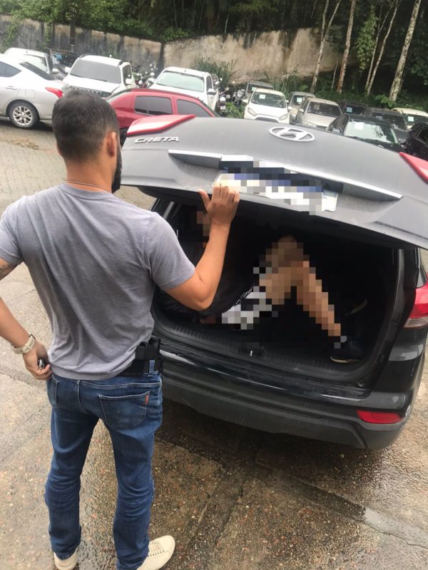 Homem preso em Joinville