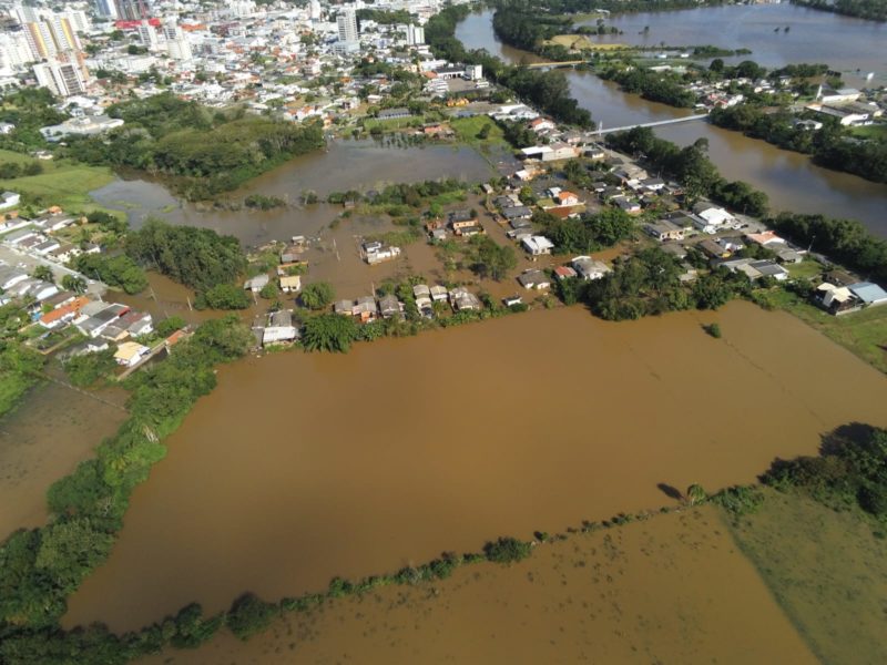 22 Municípios decretam situação de emergência por conta das chuvas. &#8211; Foto: Defesa Civil de Santa Catarina/Divulgação/N