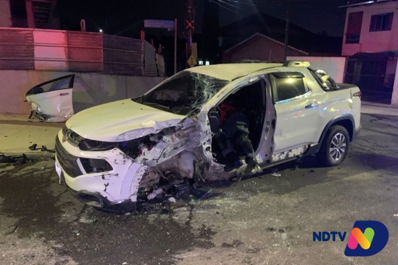 Acidente aconteceu na noite de domingo (22), na zona Leste da cidade &#8211; Foto: Ricardo Alves/NDTV