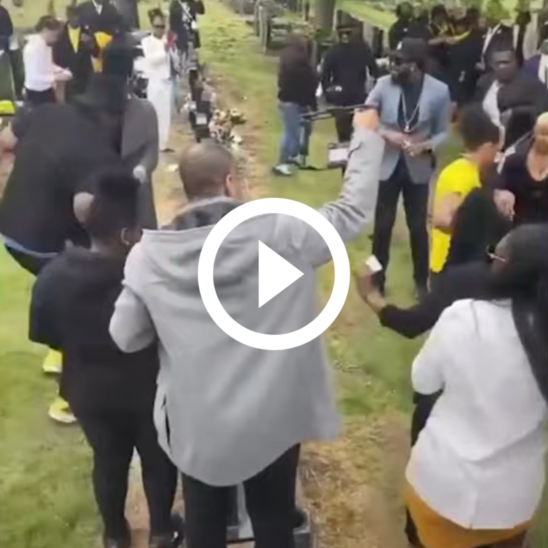 Um enterro virou uma festa no cemit&eacute;rio – Foto: Internet/Reprodu&ccedil;&atilde;o/ND