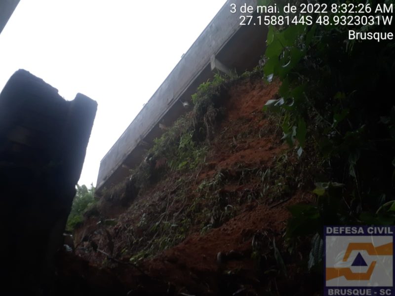 Defesa Civil de Brusque est&aacute; em estado de monitoramento – Foto: Defesa Civil Brusque/Divulga&ccedil;&atilde;o/ND