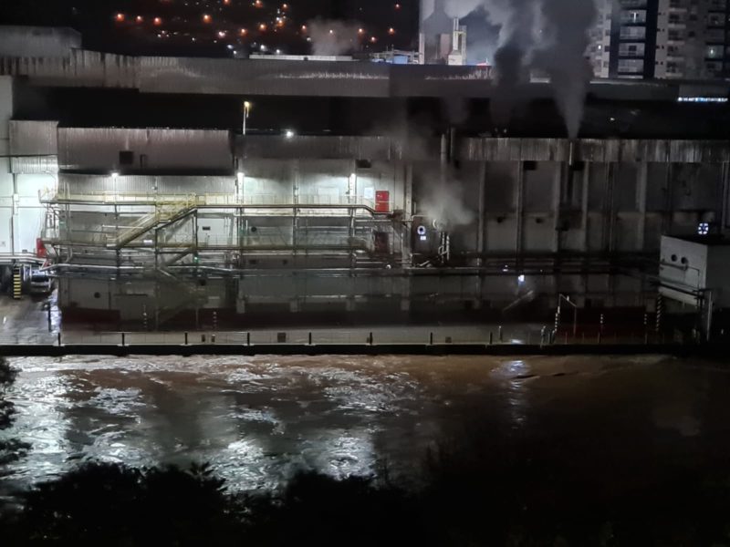 Atividades da BRF em Videira foram suspensas na parte da produ&ccedil;&atilde;o – Foto: Divulga&ccedil;&atilde;o/ND