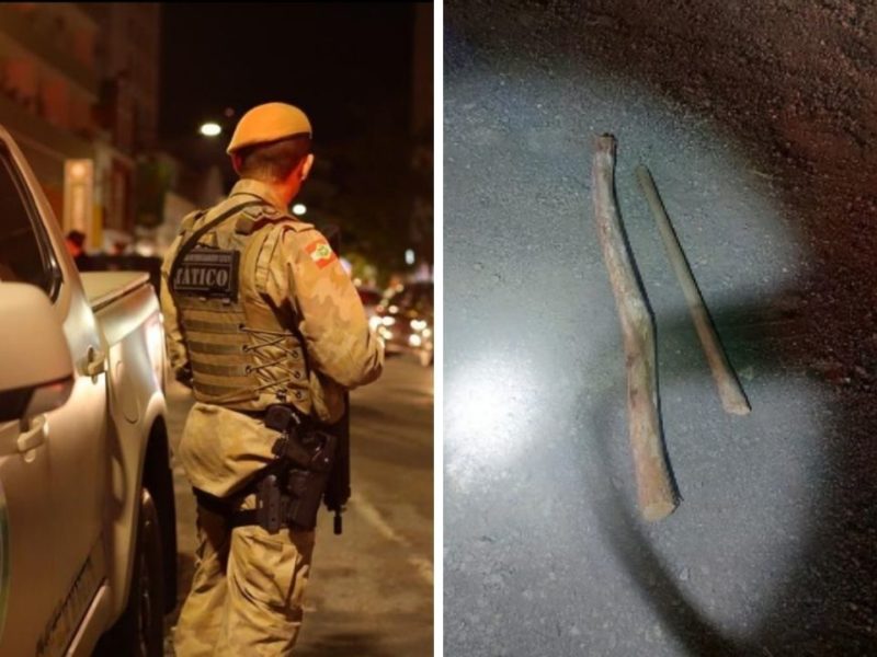 Homem foi espancado com um pedaço de pau e ficou em estado grave
