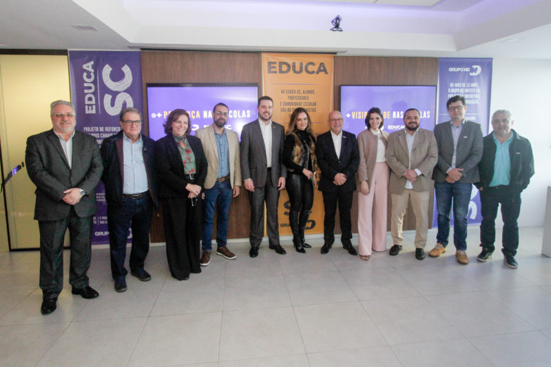 Confraterniza&ccedil;&atilde;o contou com a presen&ccedil;a de representantes dos &oacute;rg&atilde;os educacionais e da NDTV – Foto: Leo Munhoz/ND