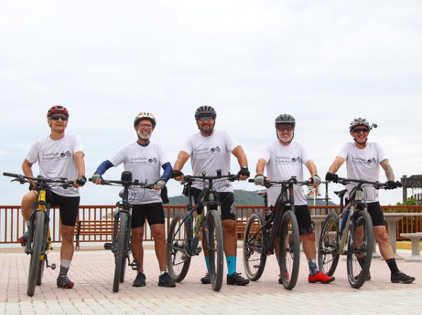 Grupo conta com o apoio de empresas para jornada na Europa – Foto: Expedi&ccedil;&atilde;o Pedalando/Divulga&ccedil;&atilde;o/ND