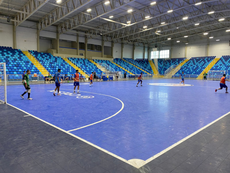 Equpe Tubar&atilde;o Futsal treina para encarar o Carlos Barbosa.&nbsp; &nbsp; &nbsp; Foto: Assessoria Futsal Tubar&atilde;o