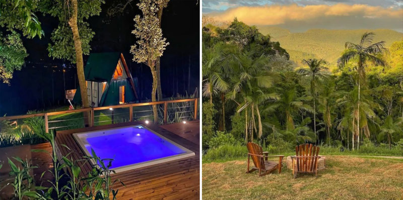 Glamping permite relaxar em um ambiente isolado e confort&aacute;vel – Foto: Divulga&ccedil;&atilde;o/ND