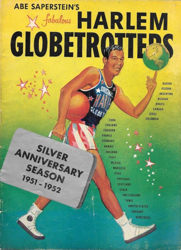 Cartaz da primeira turnê dos Globetrotters fora dos Estados Unidos &#8211; Foto: divulgação FCB