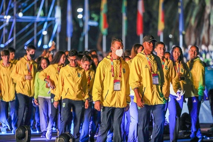 Delegação brasileira fez bonito nos Jogos Sul-Americanos da Juventude na Argentina &#8211; Foto: divulgação time brasil