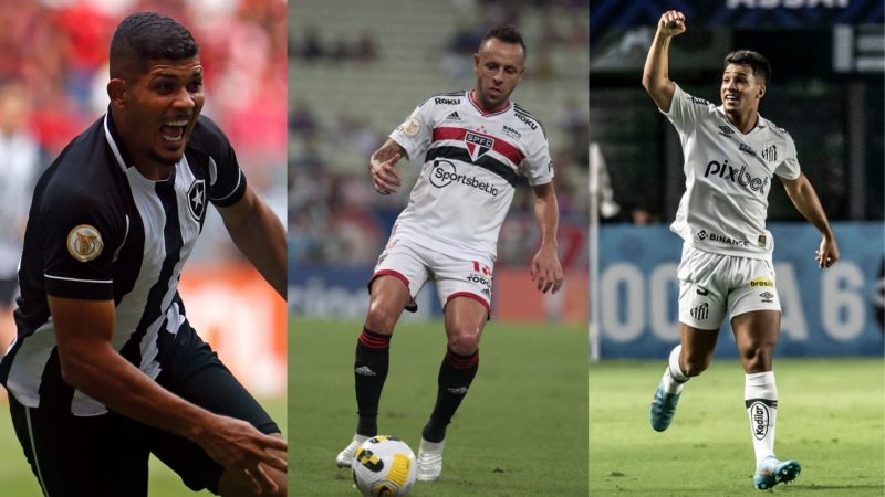Botafogo, S&atilde;o Paulo e Santos entram em campo pela Copa do Brasil – Foto: Vitor Silva/Botafogo | Rubens Chiri / saopaulofc.net | Ivan Storti/Santos FC