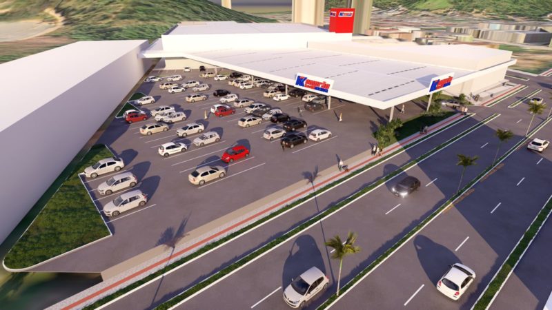 Proje&ccedil;&atilde;o mostra como deve ficar loja na Avenida Contorno Sul – Foto: Like Comunica&ccedil;&atilde;o/Divulga&ccedil;&atilde;o ND