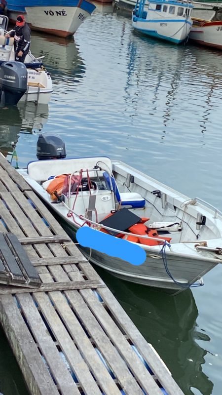 Lancha que virou na Ilha – Foto: Divulga&ccedil;&atilde;o ND