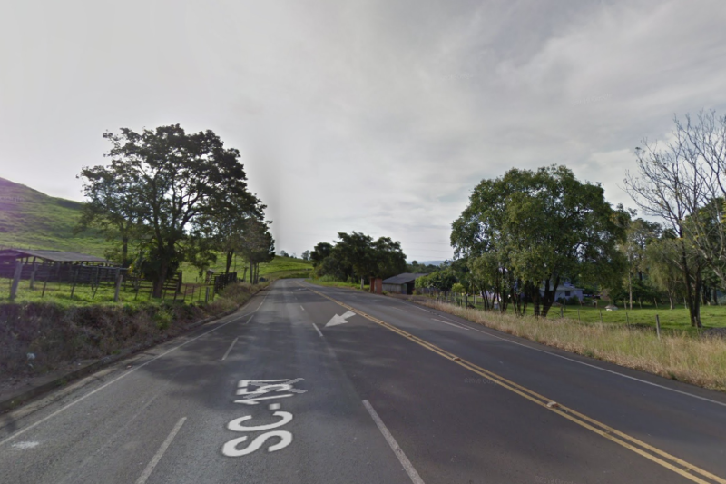 Caso foi registrado no interior de Coronel Freitas – Foto: Maps/ND