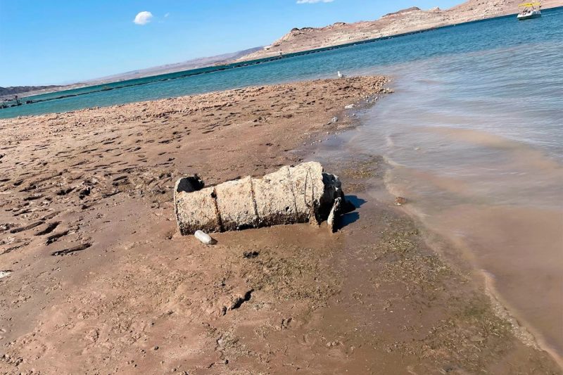 Restos mortais são encontrados em lago nos Estados Unidos &#8211; Foto: Reprodução/LVMPD/ND