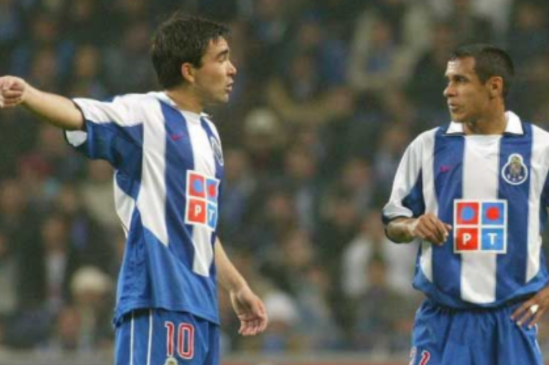 Maciel: Rodado em clubes de menor express&atilde;o do Rio de Janeiro como Volta Redonda e Cabofriense, o atacante Maciel integrou o elenco do Porto campe&atilde;o em 2004 sob o comando de Jos&eacute; Mourinho. Mas &eacute; pouco lembrado. Entretanto era querido pelos companheiros. – Foto: Uefa