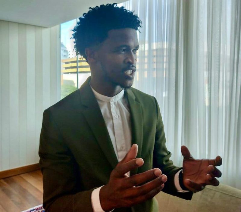 Siyabulela Mandela veio a Florian&oacute;polis para participar do Empreende Brazil – Foto: Bruna Stroisch/ND