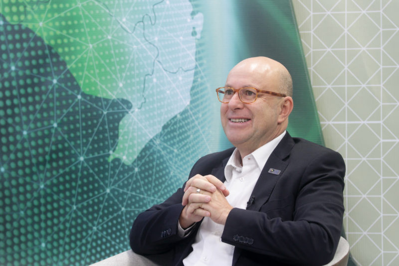 Marcelo Petrelli disse estar muito feliz em dar continuidade com a parceria entre o Grupo ND e a SED em 2022, por meio do Educa SC – Foto: Leo Munhoz/ND