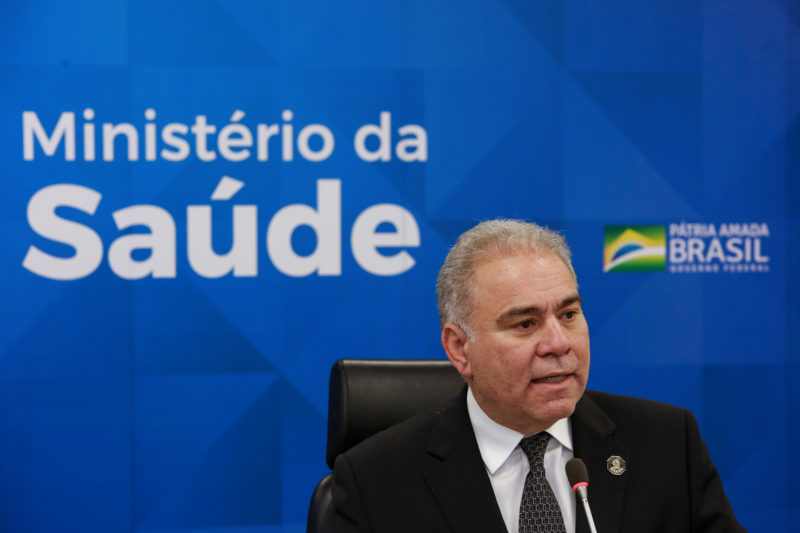 O Ministro Marcelo Queiroga comentou sobre vacina&ccedil;&atilde;o contra var&iacute;ola dos macacos- Foto: Wallace Martins/Minist&eacute;rio da Sa&uacute;de/Divulga&ccedil;&atilde;o/ND
