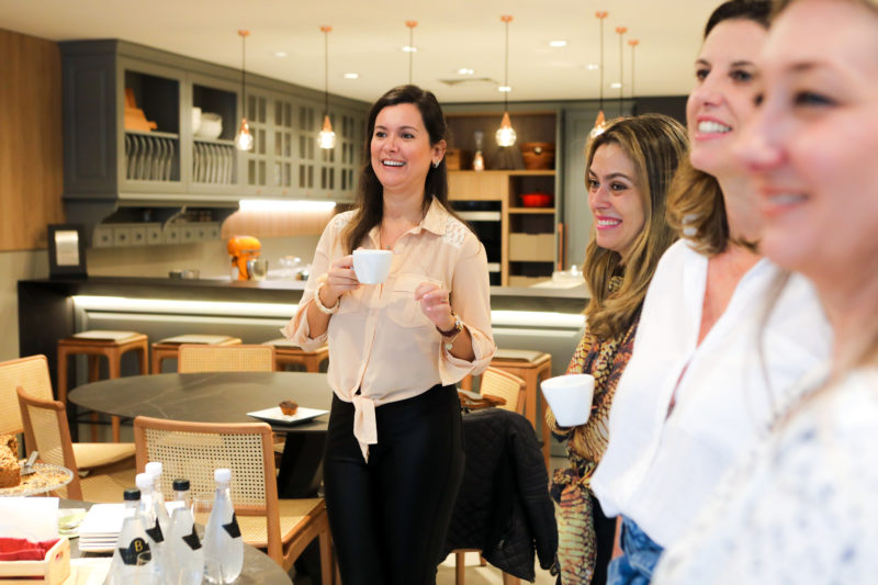 As m&atilde;es conversam sobre o equil&iacute;brio dos filhos com a carreira – Foto: Fabr&iacute;cia Pinho/Reprodu&ccedil;&atilde;o/ND