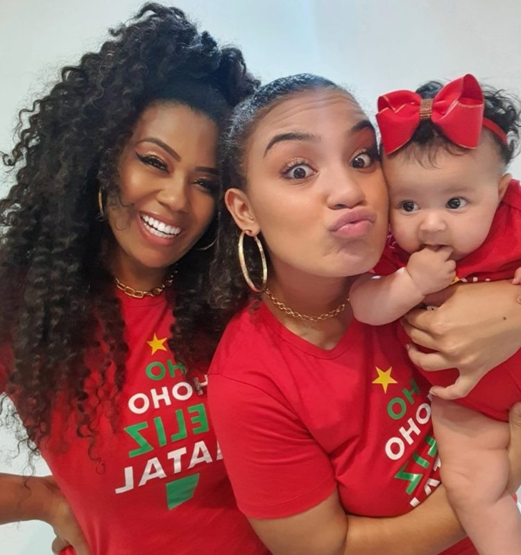 Michelle Santos e as filhas – Foto: Acervo Pessoal/ND