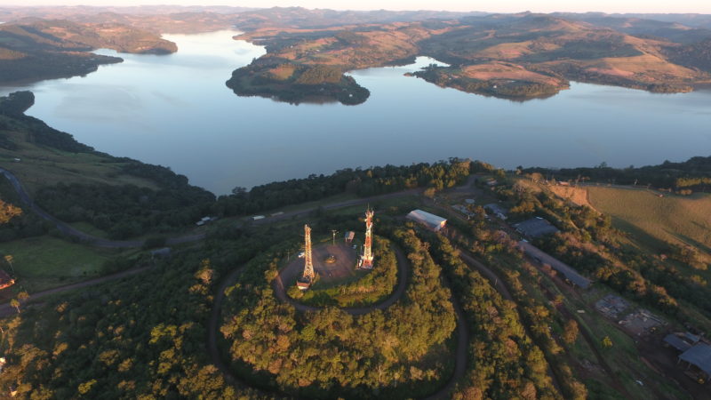 Mirante Caracol é atração turística em Itá – Foto: Acervo Secretaria de Turismo/Divulgação