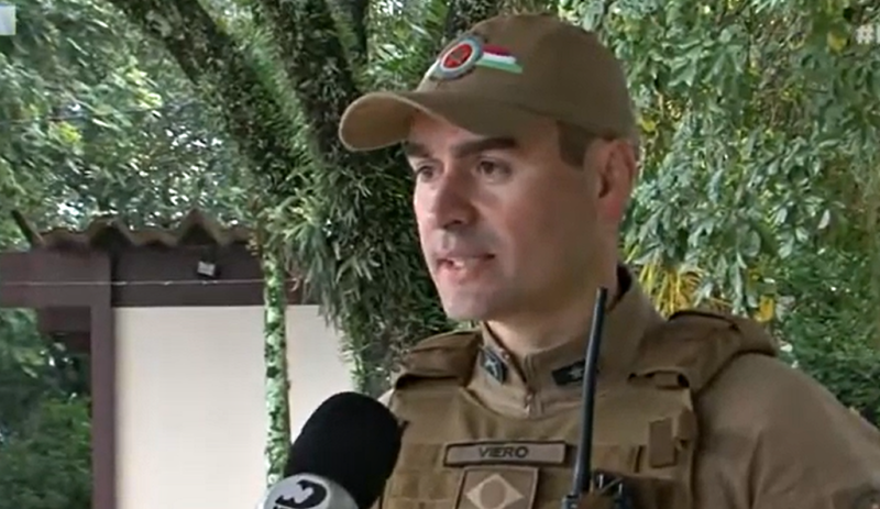 Pol&iacute;cia Militar registrou o caso em Chapec&oacute; – Foto: Roberto Bortolanza/ND