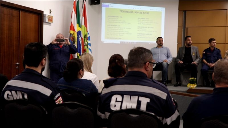 Durante a cerim&ocirc;nia tamb&eacute;m foi assinado o termo de coopera&ccedil;&atilde;o t&eacute;cnica com a Pol&iacute;cia Rodovi&aacute;ria Federal – Foto: Marcelo Martins/PMB
