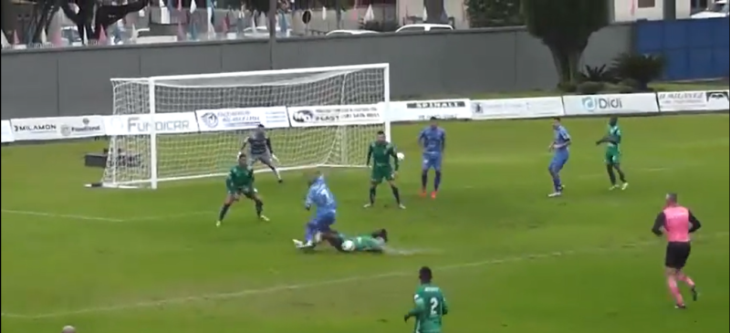 Lance do jogo que levou o Caravaggio aos TJD-SC.- Foto: reprodu&ccedil;&atilde;o/ND