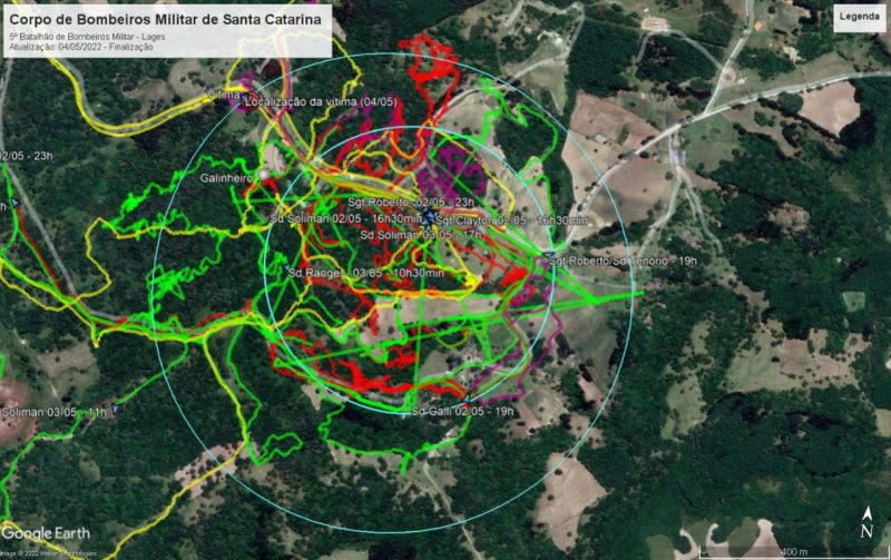 Homem desapareceu na Serra de SC