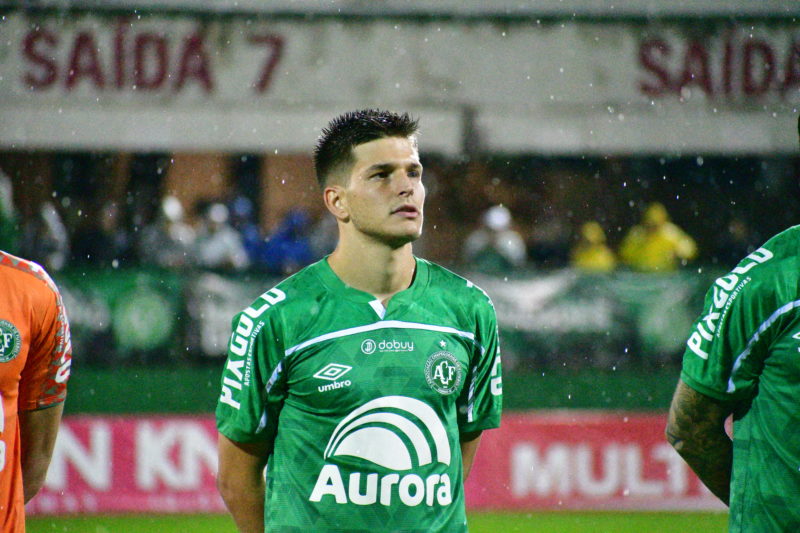 Perotti foi o artilheiro da Chapecoense na temporada – Foto: Julia Galv&atilde;o/Chapecoense/ND