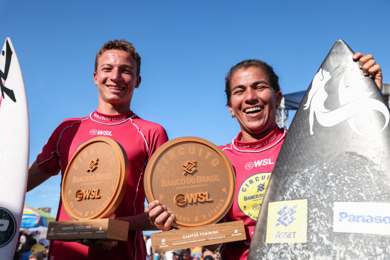Santa Catarina e Ceará foram os campeões da etapa com Heitor Mueller e Silvana Lima &#8211; Foto: smorigo/ND