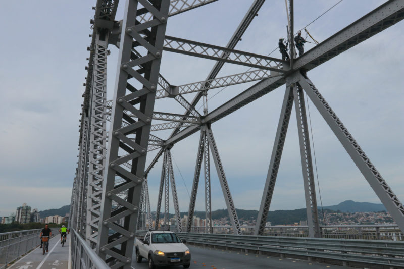 Ponte estará fechada a partir das 8h &#8211; Foto: Cristiano Estrela/Governo de SC/ND