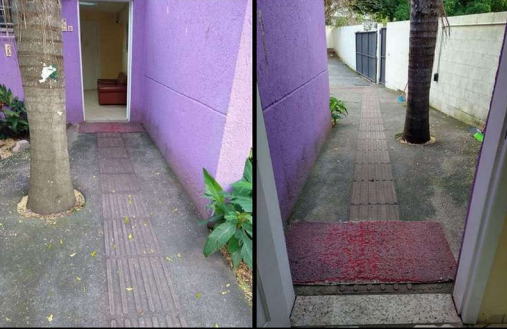 MPSC realizou vistoria na Casa de Passagem de Mulheres de Florian&oacute;polis em agosto de 2021. Entrada do local na &eacute;poca. – Foto: MPSC/Reprodu&ccedil;&atilde;o/ND